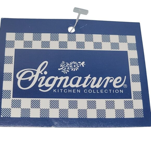 Vtg Signature Kitchen Collection Garden Sunflower Cotton Oven Mitt Watering Can - Picture 6 of 9